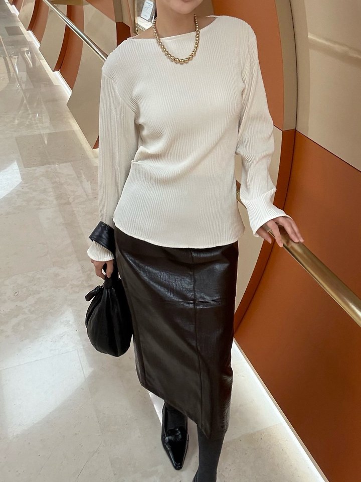 Lilly Pleats Asymmetric Blouse by Lenoii for Women - view 3