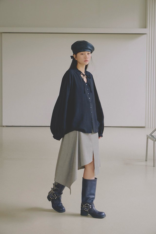 London Asymmetric Skirt by Lenoii for Women - view 2