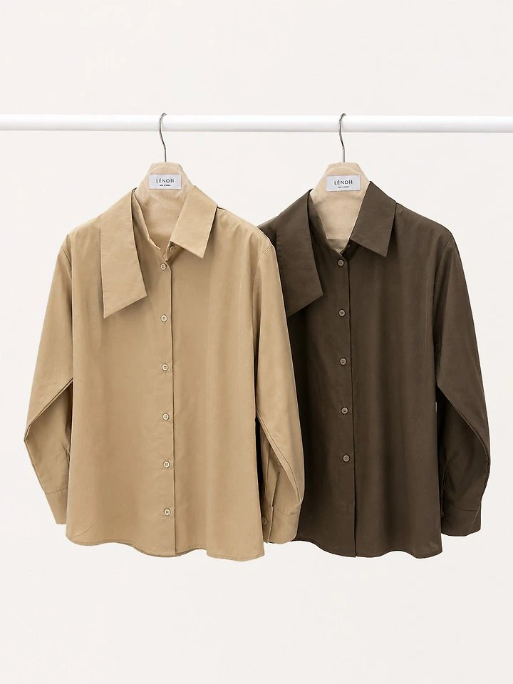 Chocol Wrap Shirt (Detachable Wrap) by Lenoii for Women - view 11