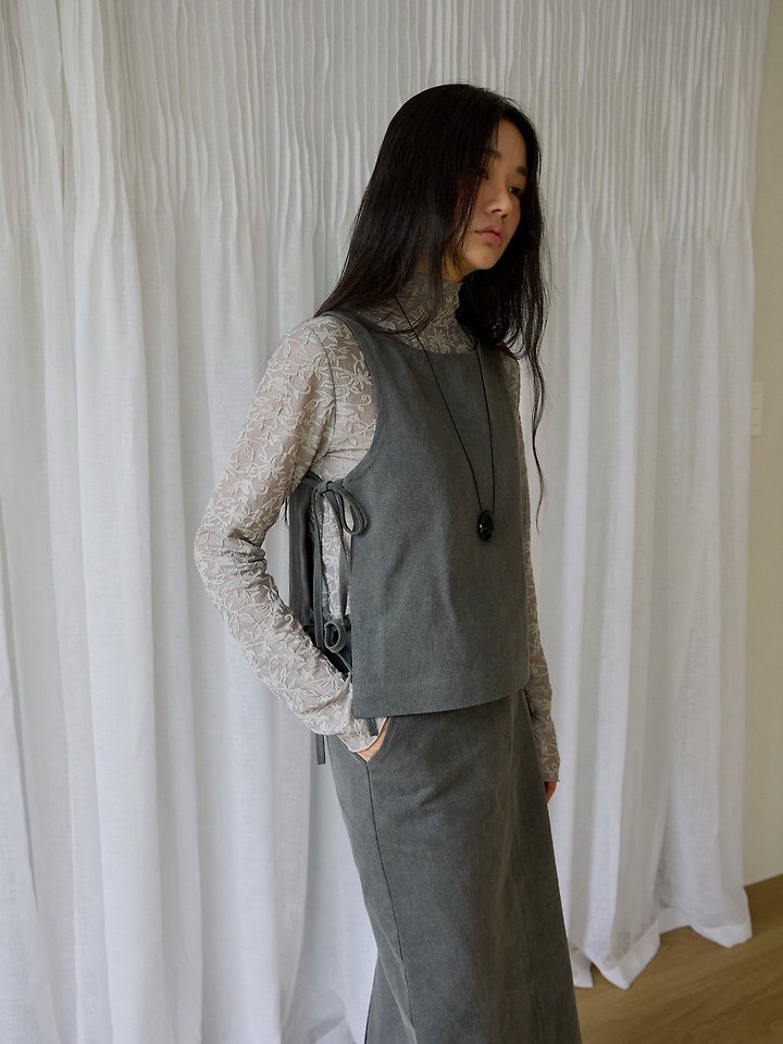 Mute Pigment Vest by Lenoii for Women - view 6