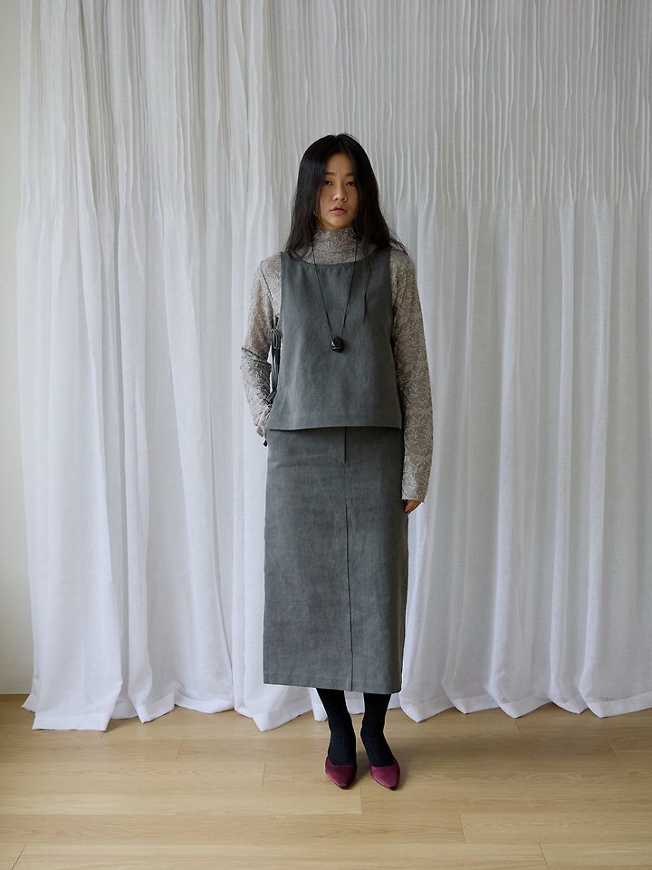 Mute Pigment Vest by Lenoii for Women - view 7