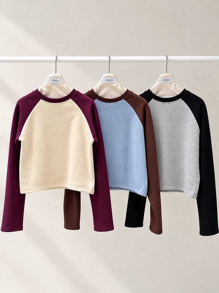 Cornel Raglan Sweatshirt by Lenoii for Women - view 8