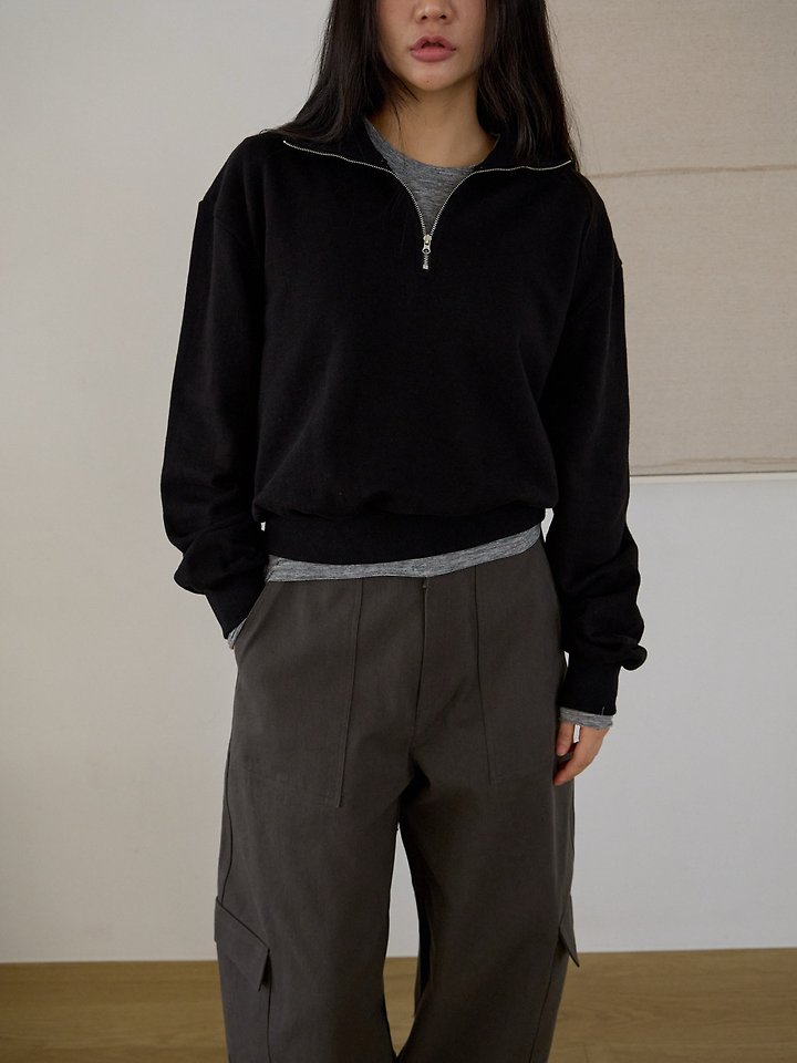 Melbon Half-Zip Sweatshirt by Lenoii for Women - view 7