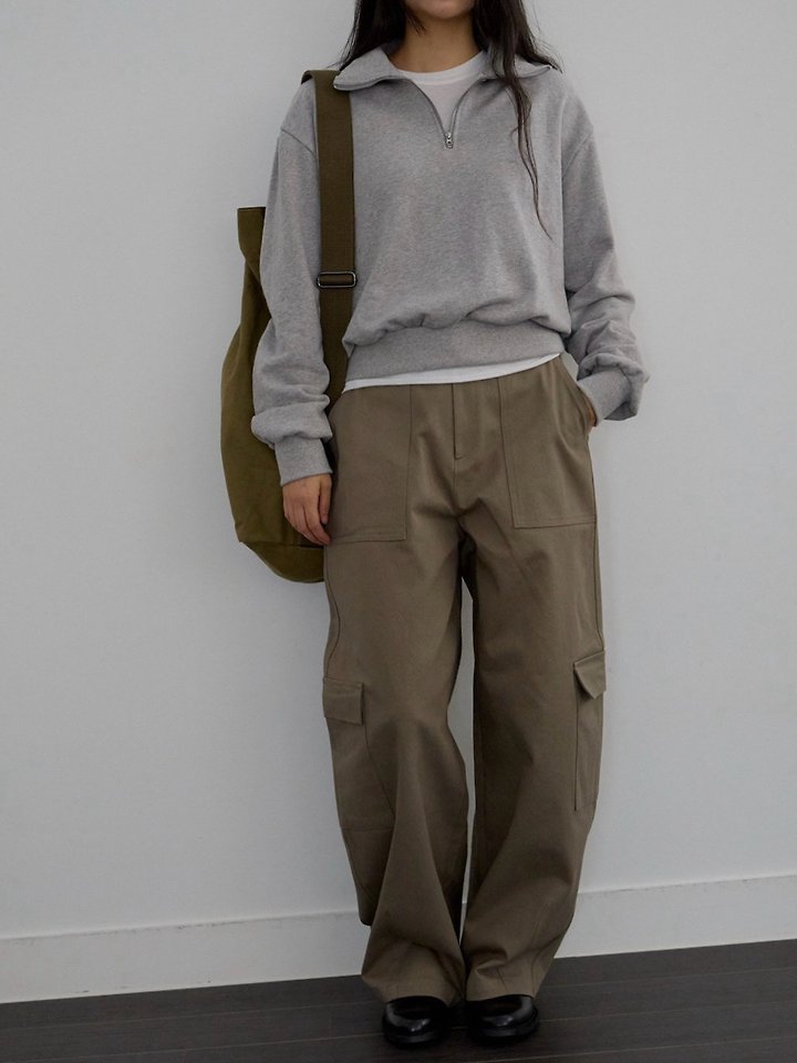 Earth Cotton Cargo Pants by Lenoii for Women - view 2