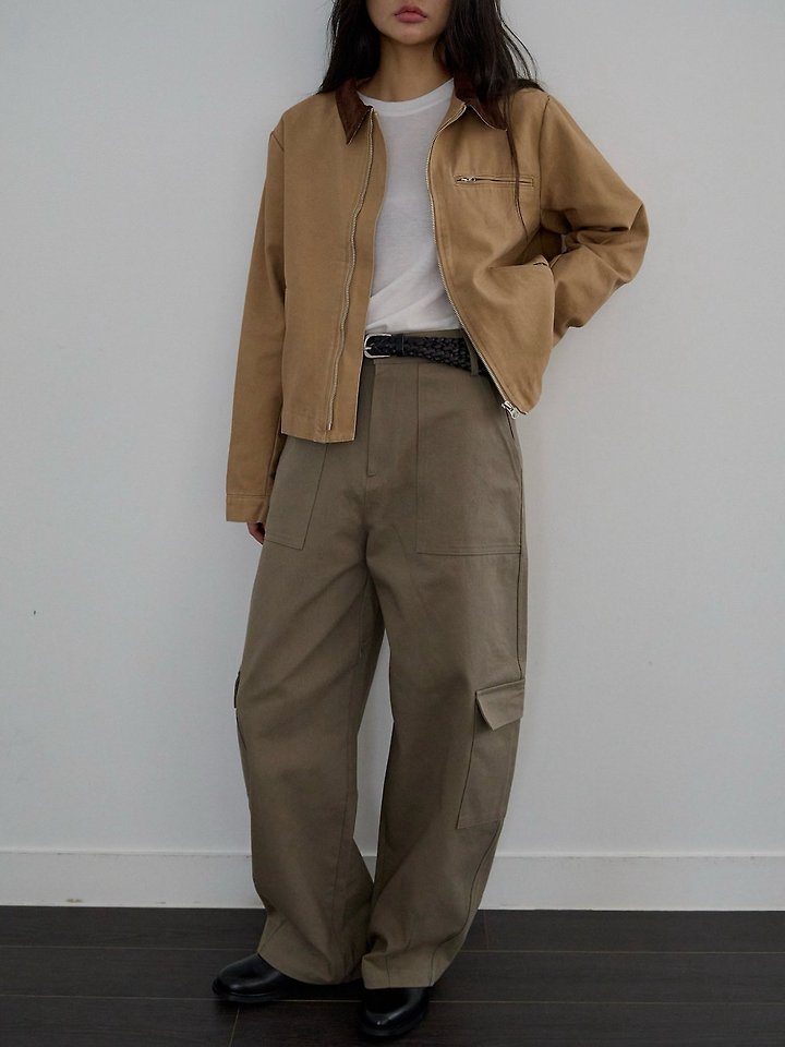 Earth Cotton Cargo Pants by Lenoii for Women - view 4