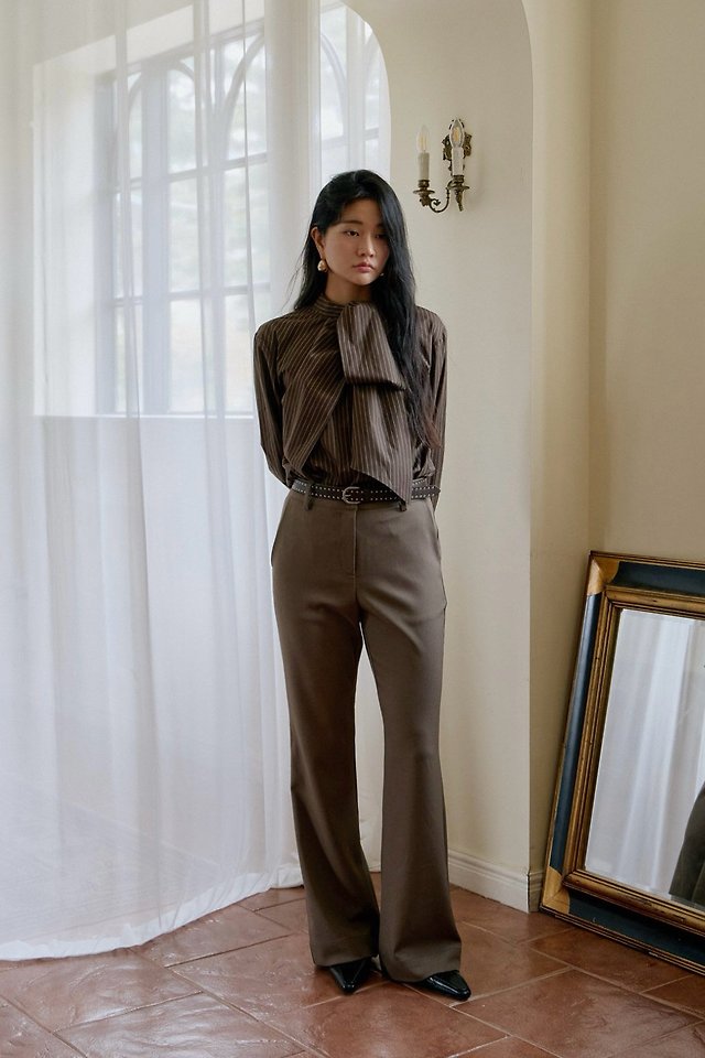 Oles Stripe Tie Blouse by Lenoii for Women - view 4