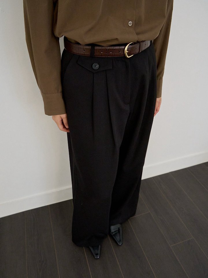 Duomo Pintuck Pants by Lenoii for Women - view 7