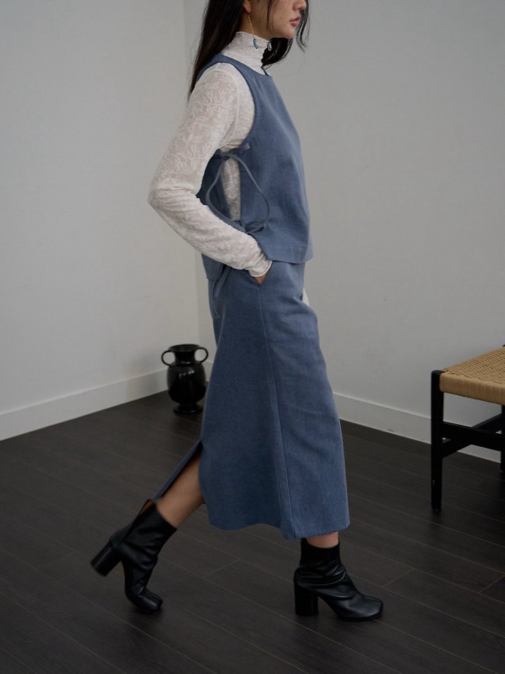 Mute Pigment Vest by Lenoii for Women - view 5
