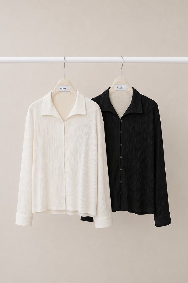 Urban Pleats Shirt Blouse by Lenoii for Women - view 11