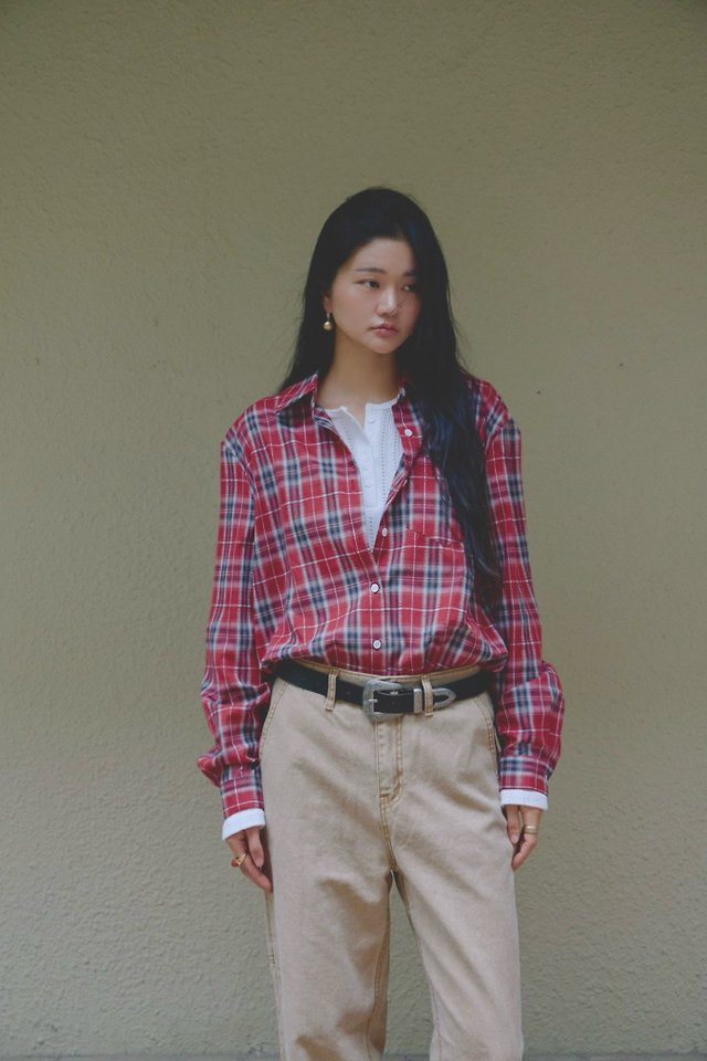 Brooklyn Check Shirt by Lenoii for Women - view 6
