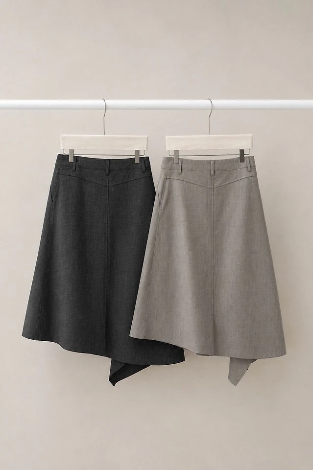 London Asymmetric Skirt by Lenoii for Women - view 12