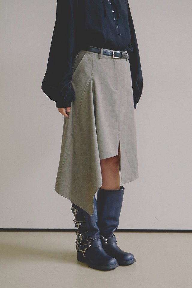 London Asymmetric Skirt by Lenoii for Women - view 4