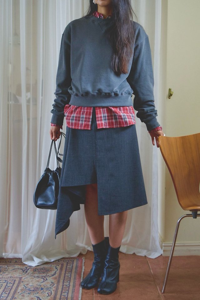 London Asymmetric Skirt by Lenoii for Women - view 8