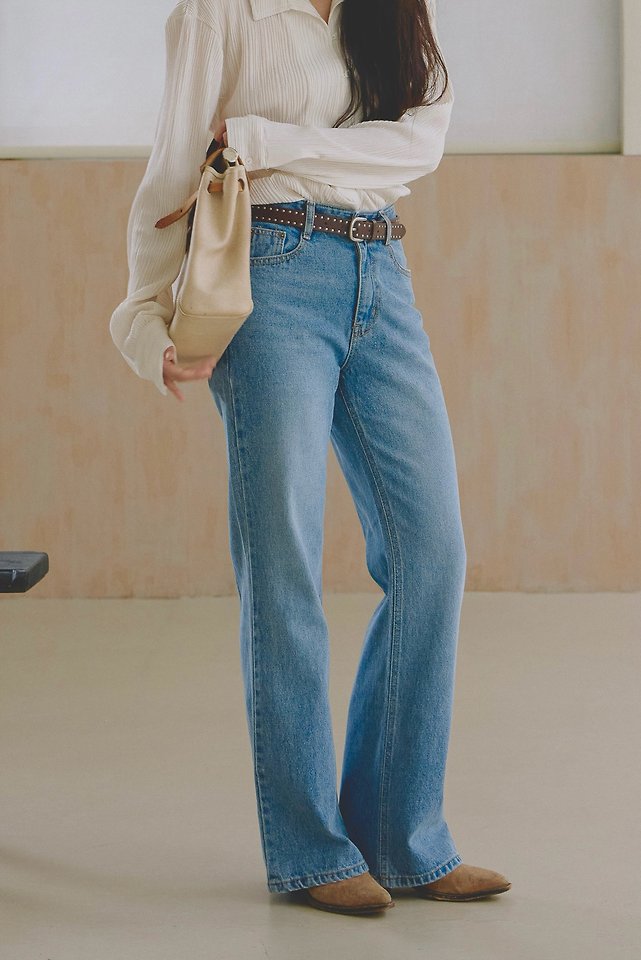 Dear Bootcut Denim Pants by Lenoii for Women - view 2