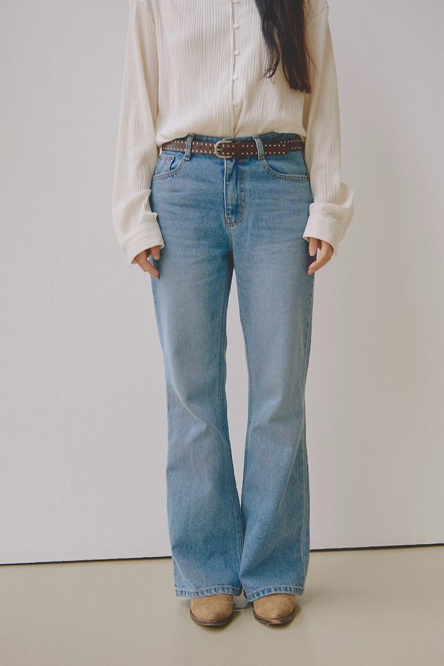 Dear Bootcut Denim Pants by Lenoii for Women - view 4