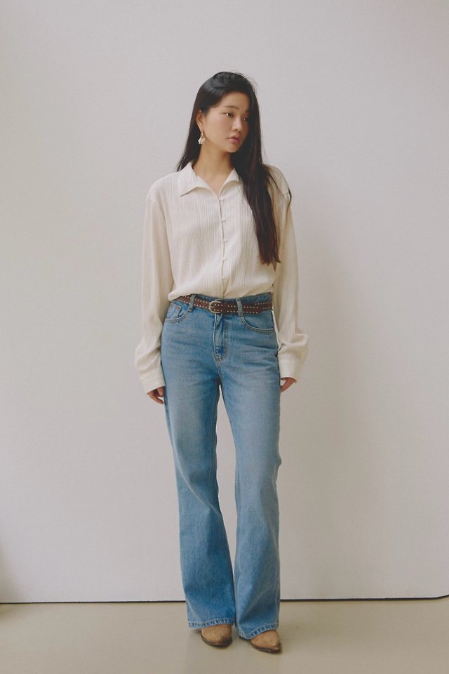 Dear Bootcut Denim Pants by Lenoii for Women - view 6