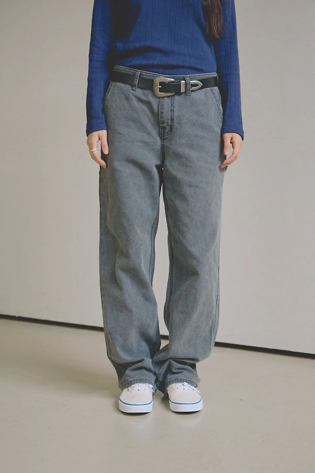 Dipo Oxford Carpenter Work Pants by Lenoii for Women - view 5
