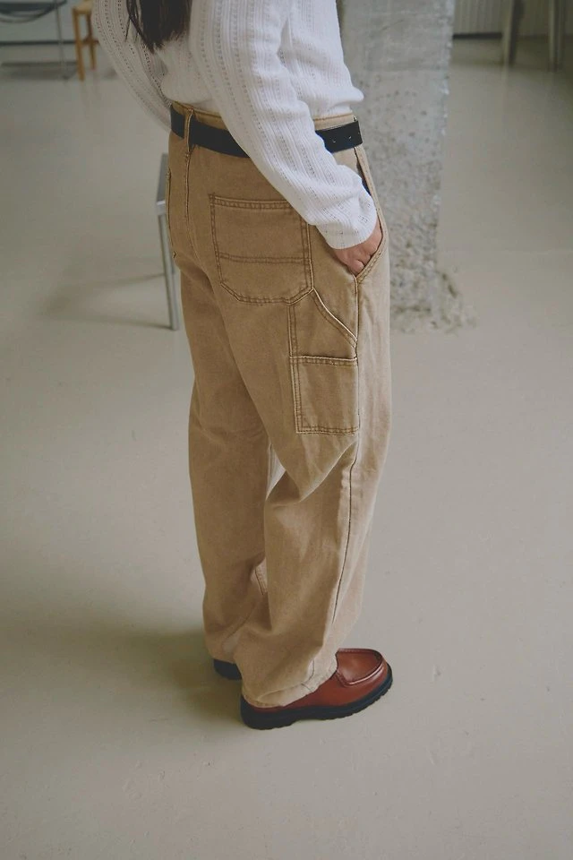 Dipo Oxford Carpenter Work Pants by Lenoii for Women - view 7