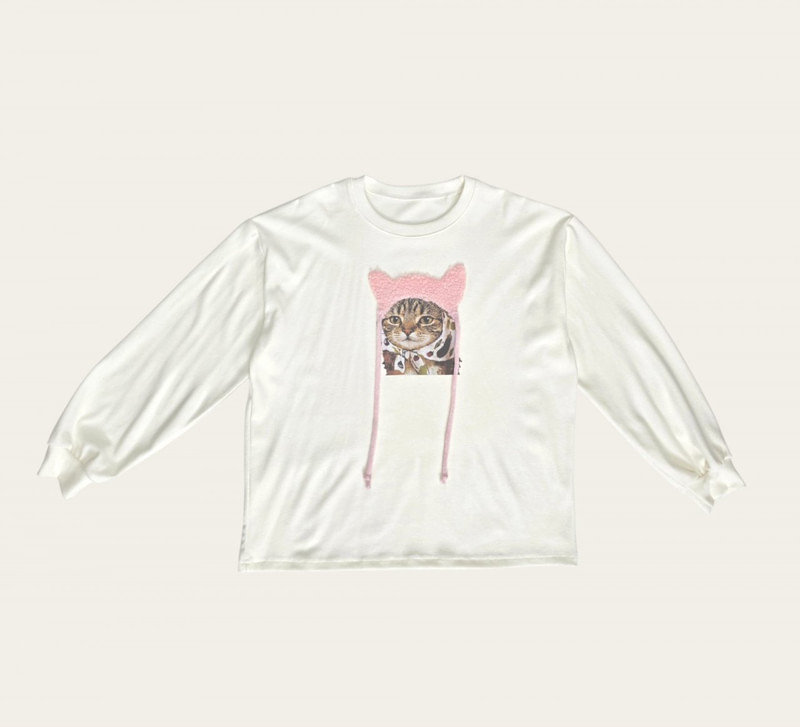 Pinky Cat Tee by Lilas for Child - view 12