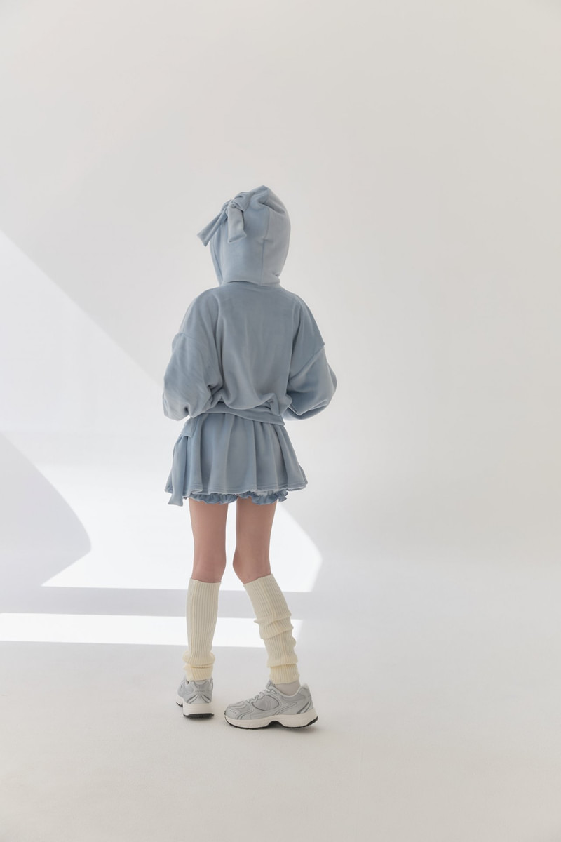 Ribbon Hooded Jacket by Lilas for Child - view 5