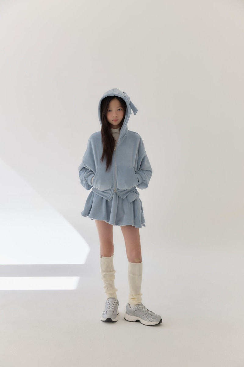 Ribbon Hooded Jacket by Lilas for Child - view 6
