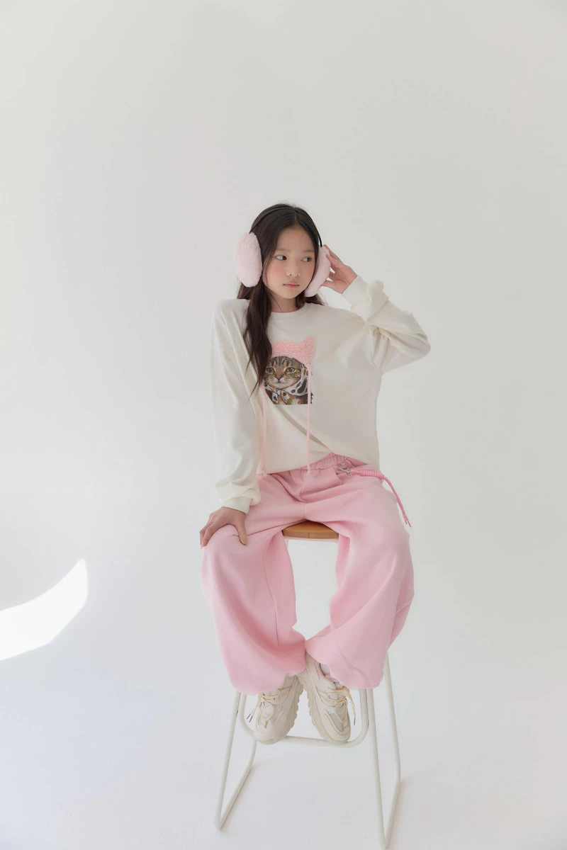 Strawberry Milk Pants by Lilas for Child - view 2