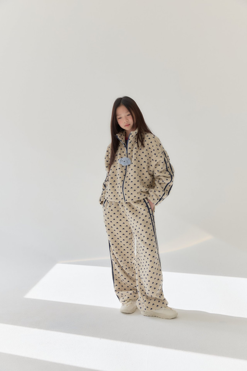 Rosé Fleece Jacket by Lilas for Child - view 9