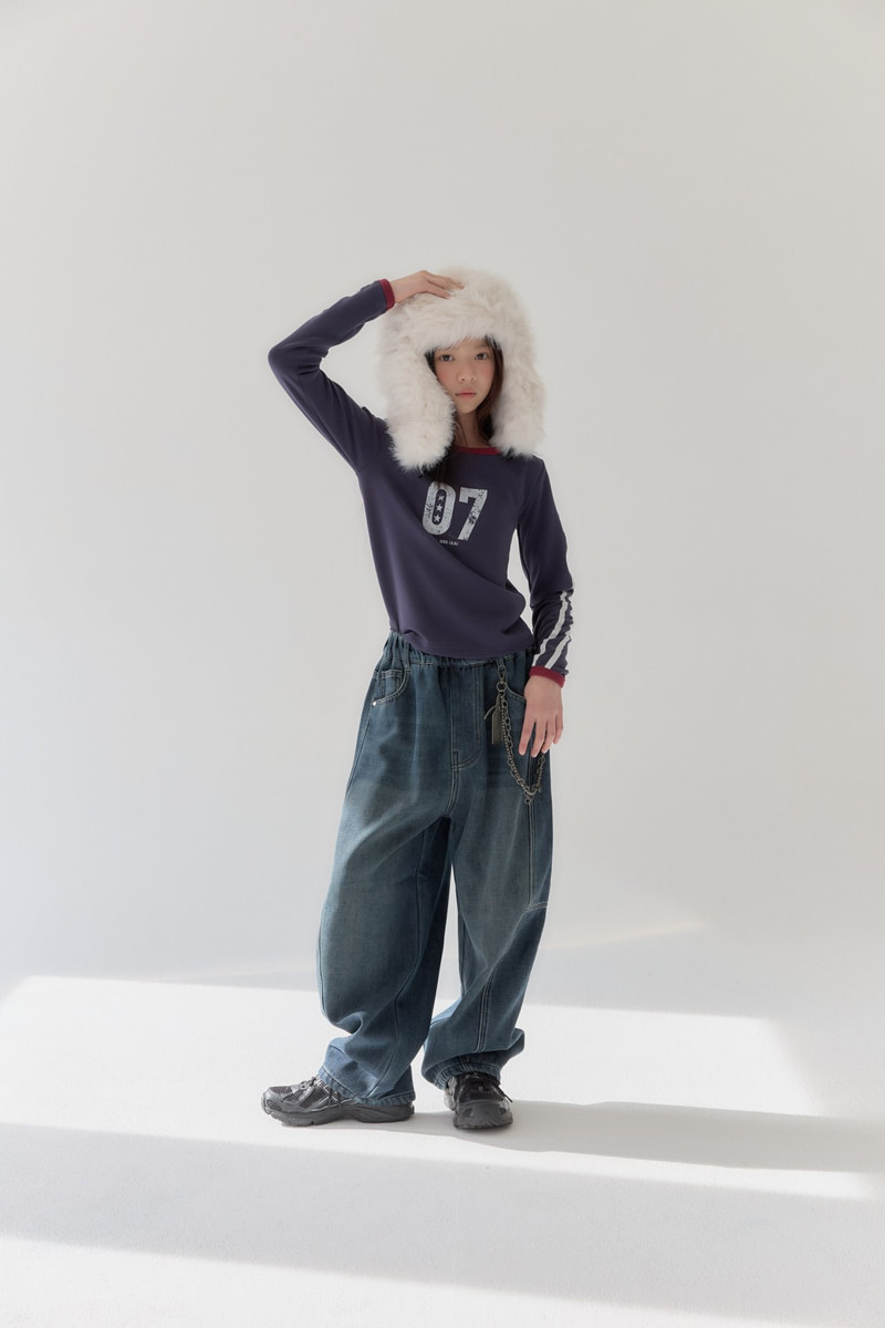 Seven Binding Tee by Lilas for Child - view 8