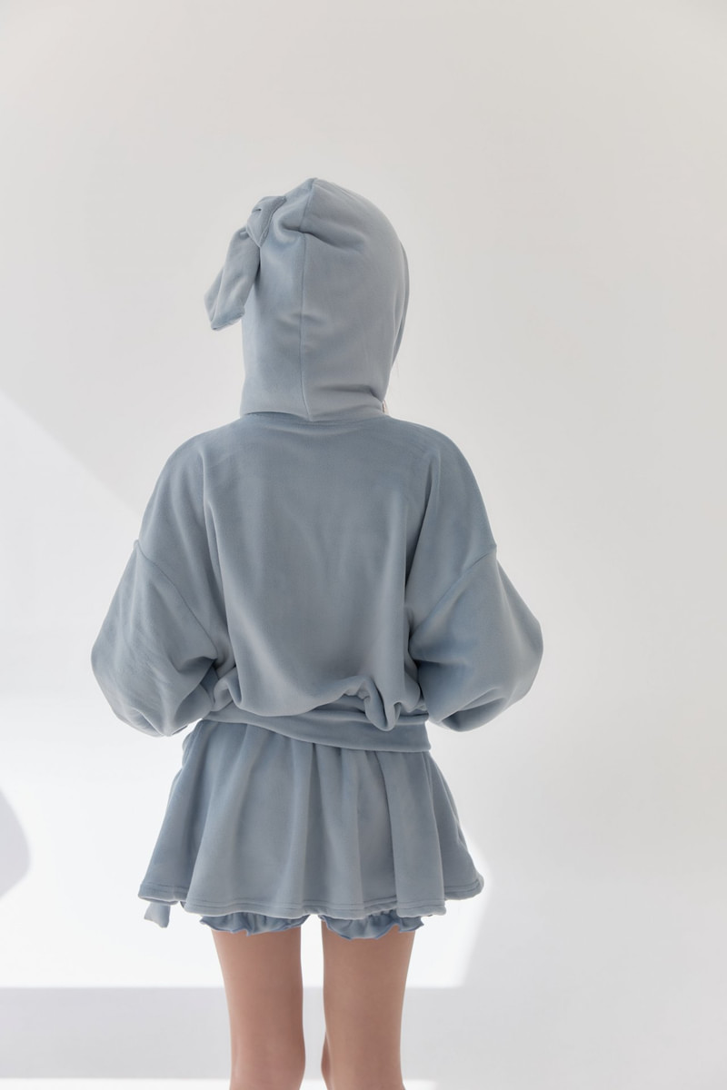 Ribbon Hooded Jacket by Lilas for Child - view 7