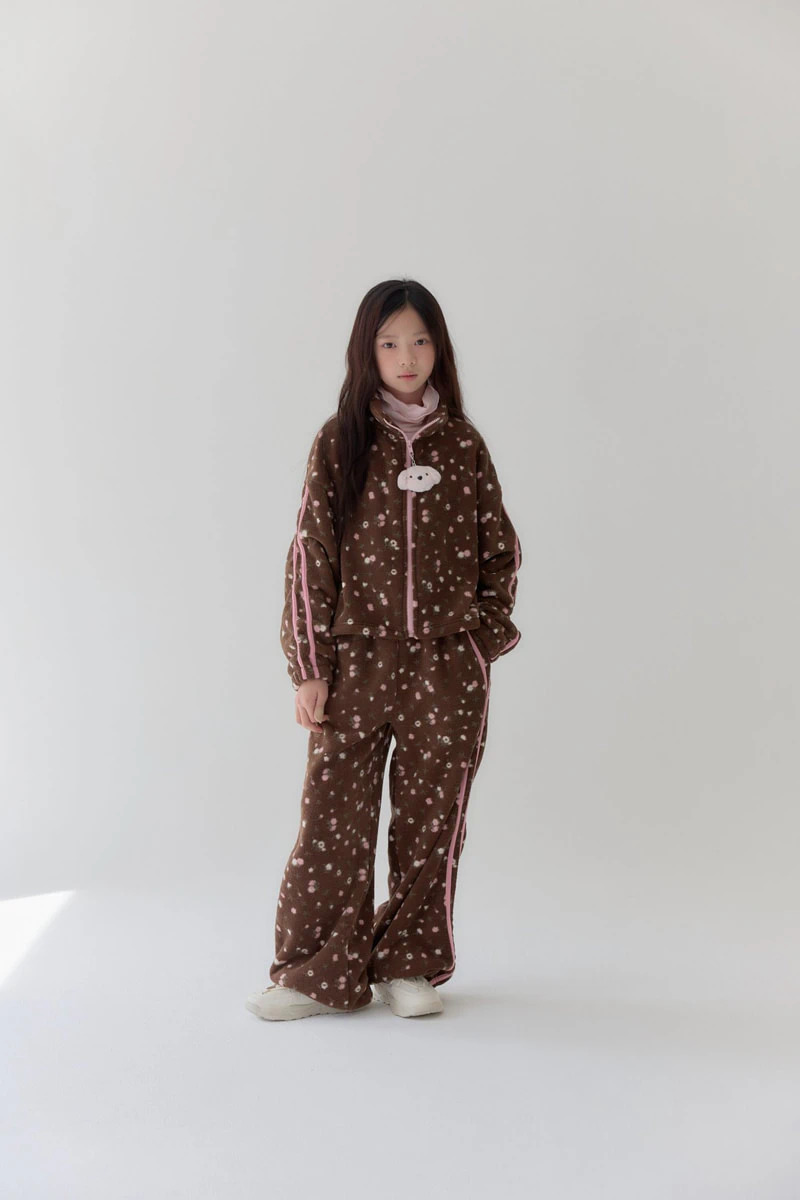 Rosé Fleece Pants by Lilas for Child - view 2