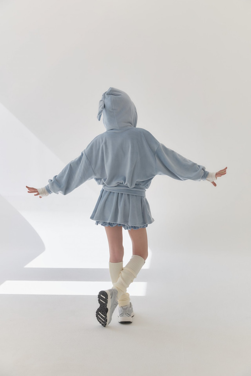 Ribbon Hooded Jacket by Lilas for Child - view 8