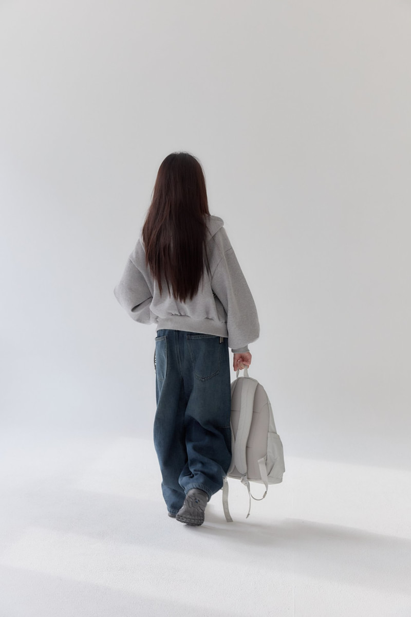 Curve Chain Denim Pants by Lilas for Child - view 7