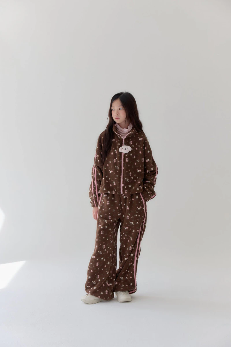Rosé Fleece Pants by Lilas for Child - view 3