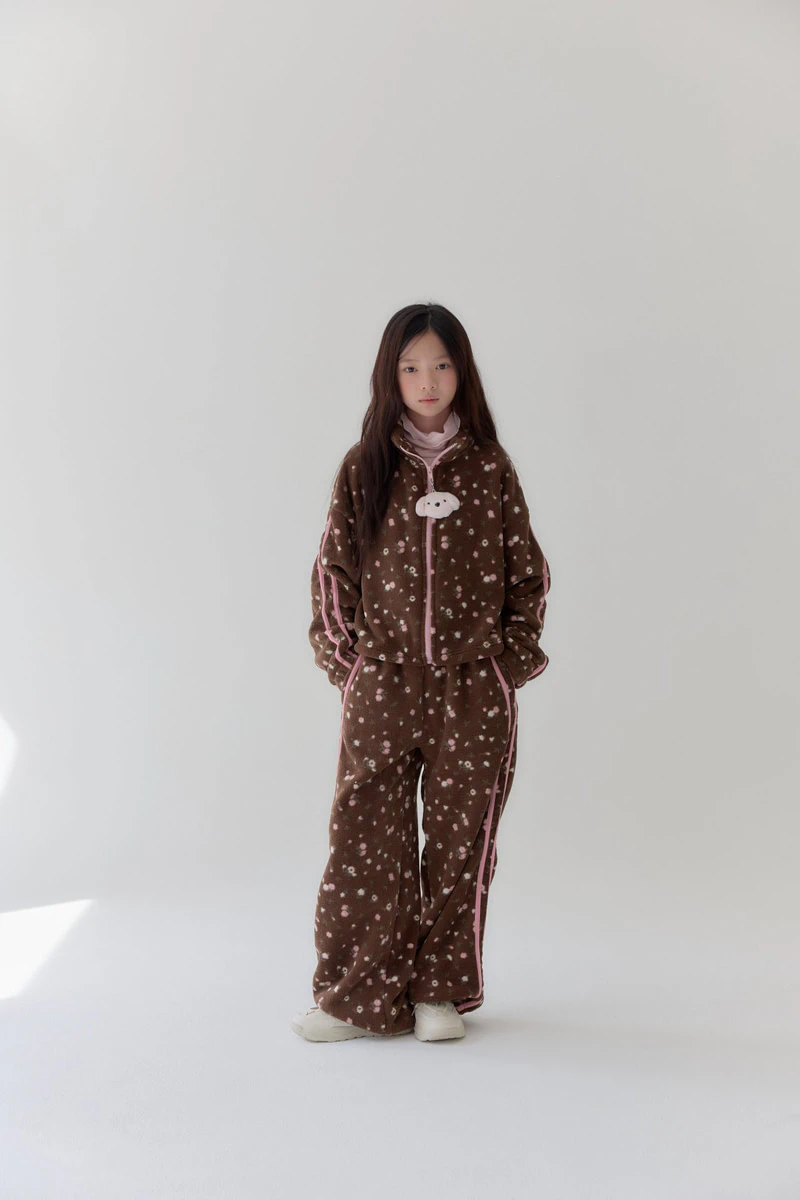 Rosé Fleece Pants by Lilas for Child - view 4