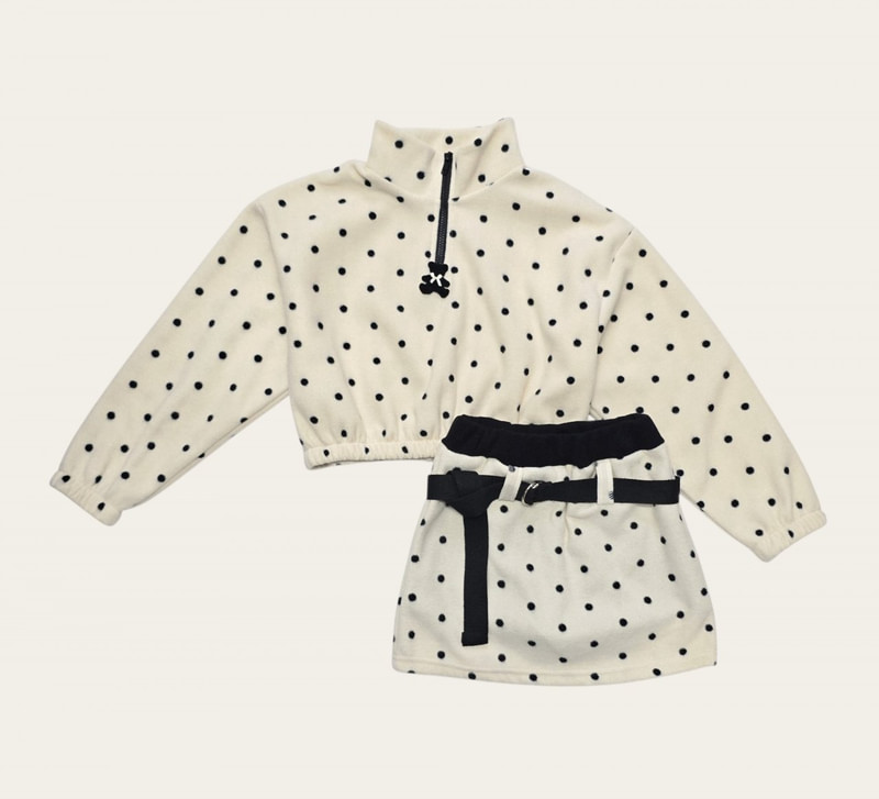 Dot Skirt Set by Lilas for Child - view 8