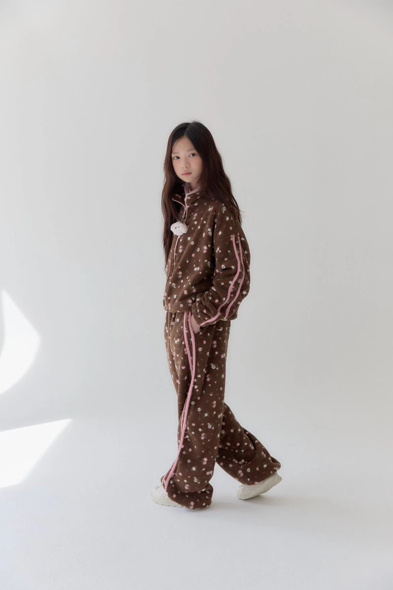 Rosé Fleece Pants by Lilas for Child - view 6