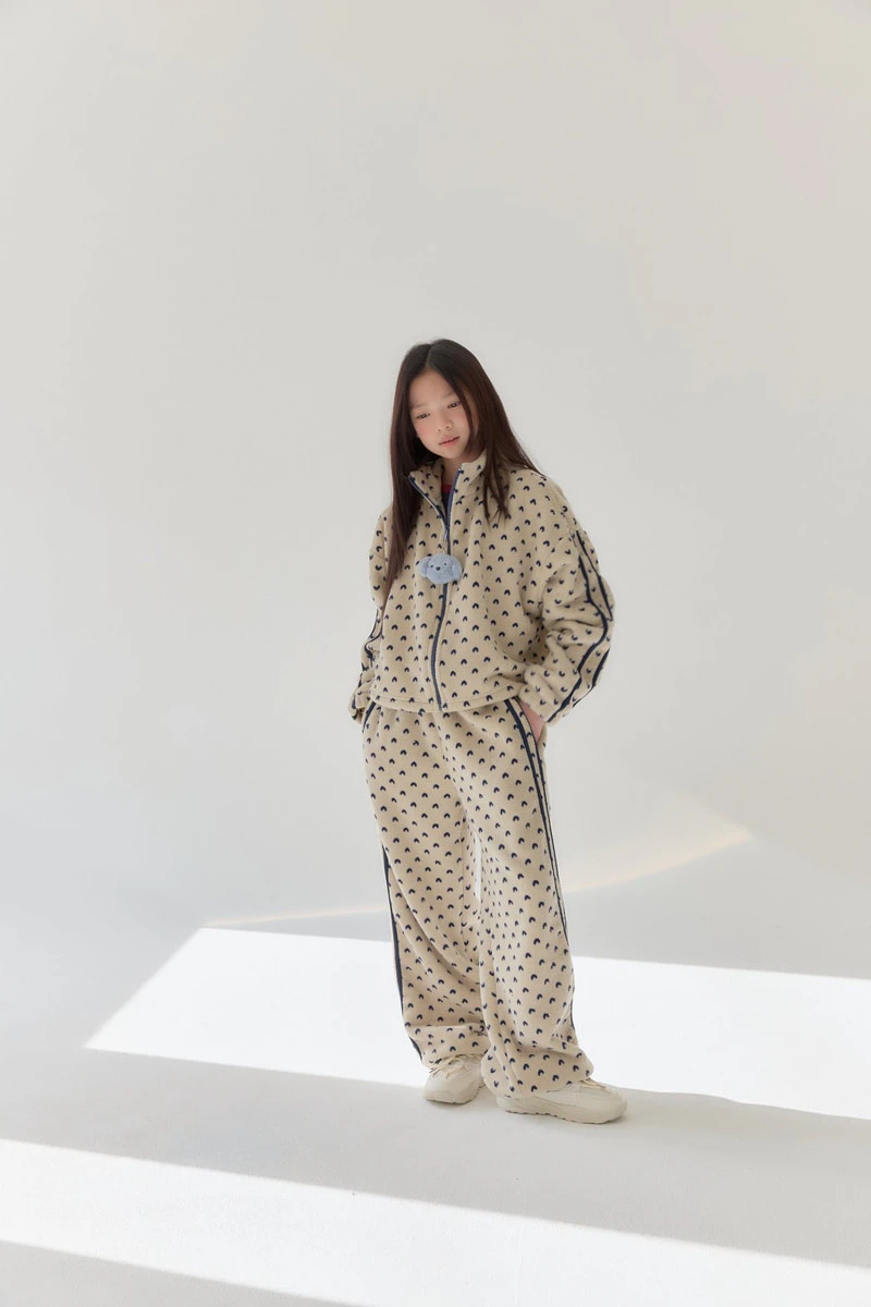 Rosé Fleece Pants by Lilas for Child - view 7