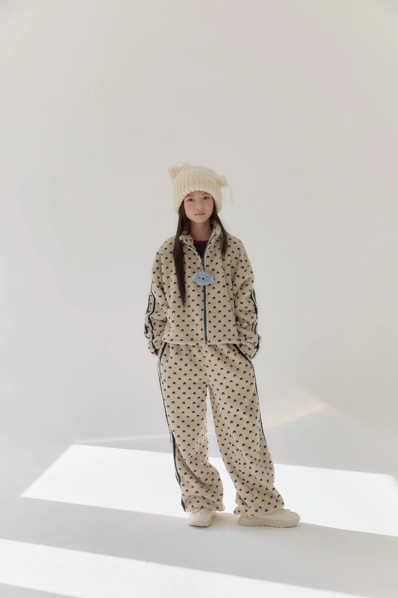 Rosé Fleece Pants by Lilas for Child - view 9