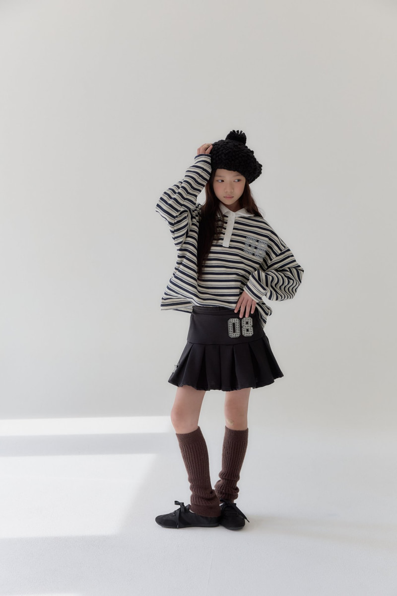 Preppy Pleated Skirt by Lilas for Child - view 10