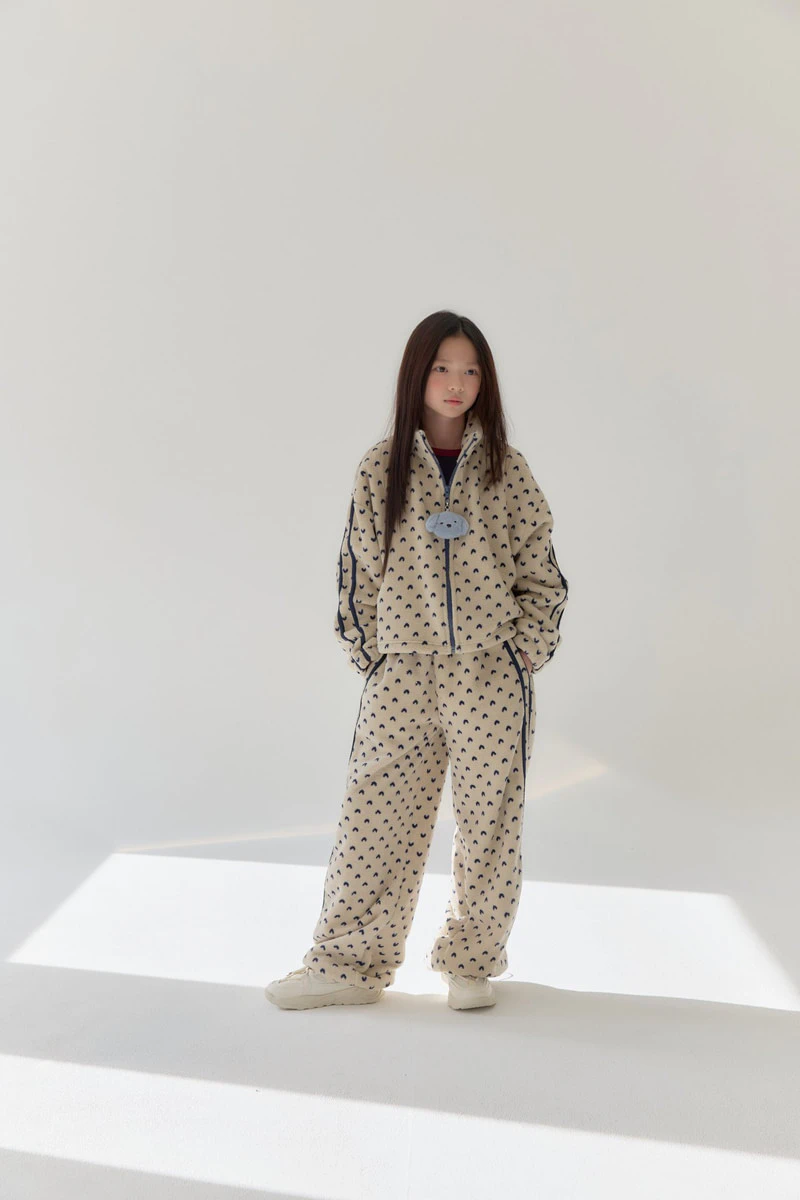Rosé Fleece Pants by Lilas for Child - view 12