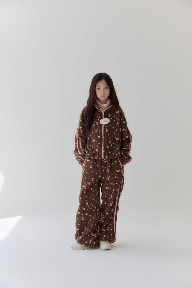Rosé Fleece Jacket by Lilas for Child - view 5