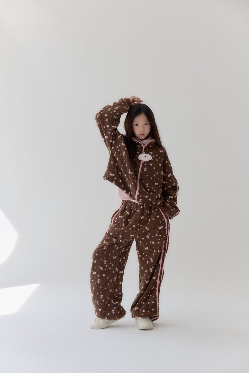 Rosé Fleece Jacket by Lilas for Child - view 6