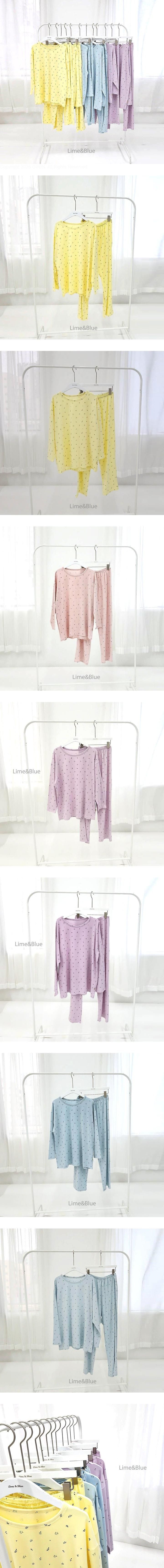 Organic Leaf Loungewear - Adult (mom) by Lime & Blue for Mom + child - view 1