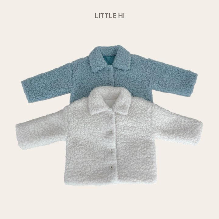 King Boucle Collar Jacket by Little Hi for Child - view 1