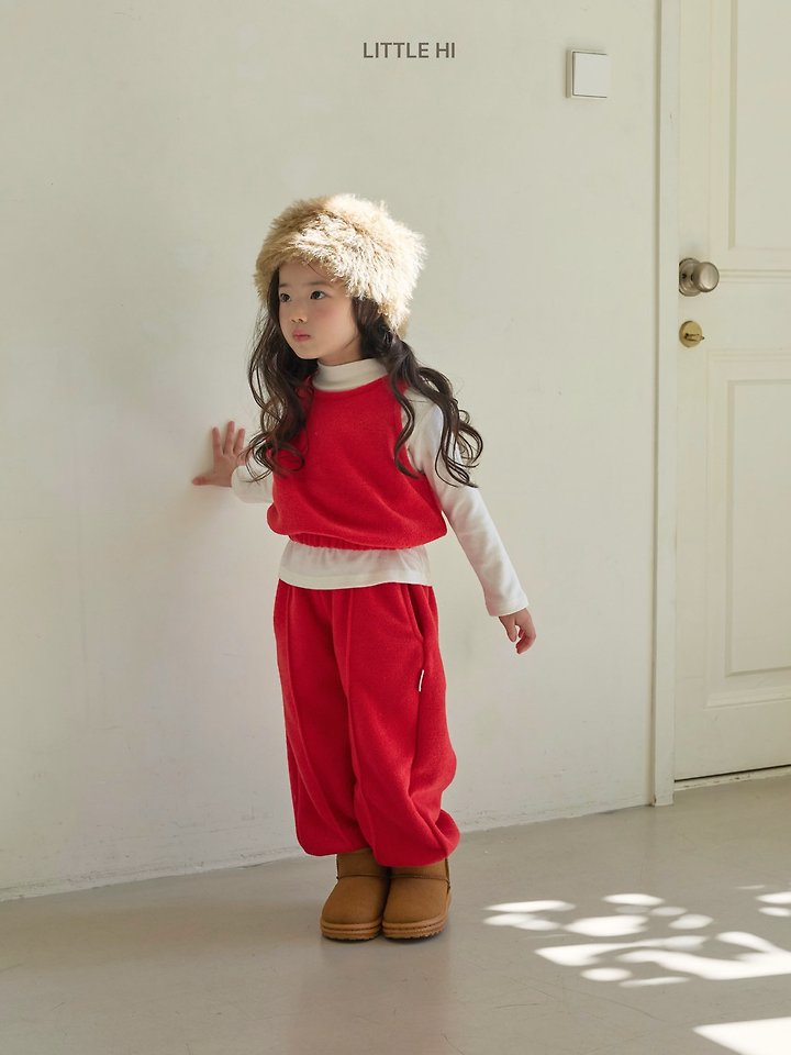 Kitch Pop Pintuck Jogger Pants by Little Hi for Child - view 12