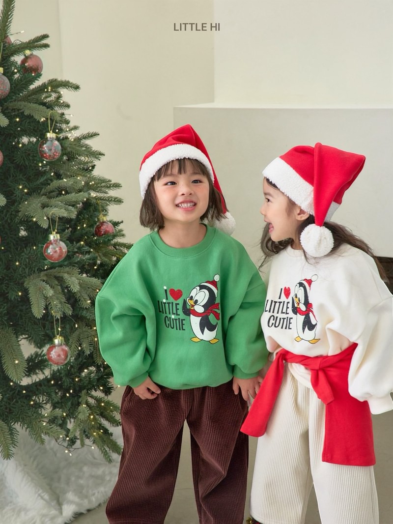 Winter Penguin Sweatshirt by Little Hi for Child - view 5