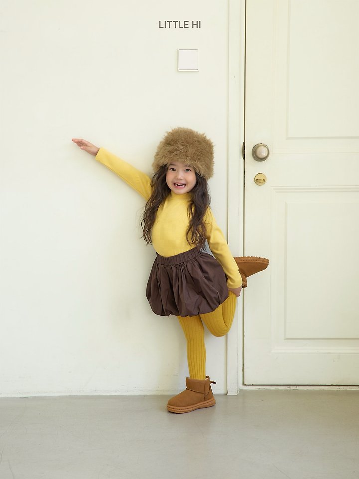 Pumpkin Volume Shorts by Little Hi for Child - view 4