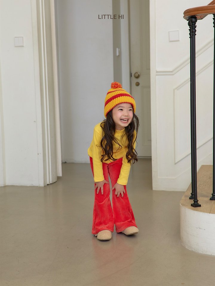 Velour Pop Bootcut Pants by Little Hi for Child - view 12