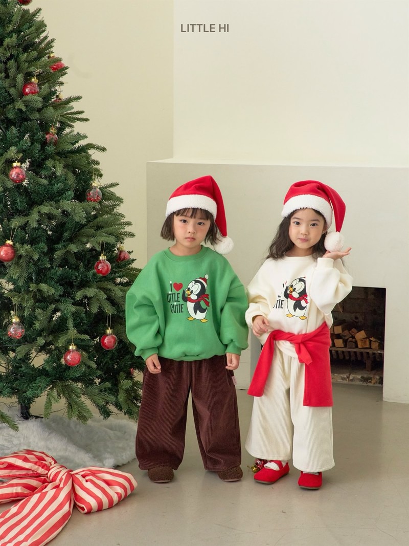 Winter Penguin Sweatshirt by Little Hi for Child - view 7