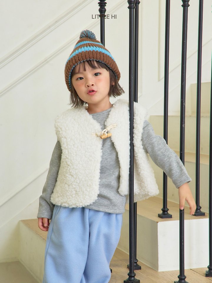 Mink Binding Tee by Little Hi for Child - view 11